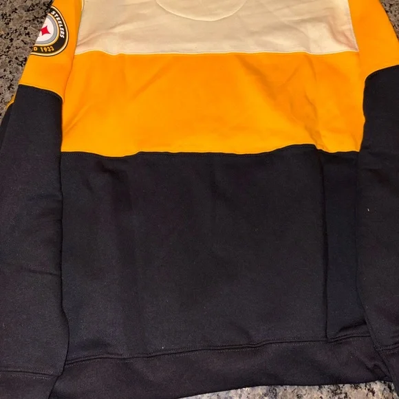 Pittsburgh Steelers Ultra Game Embroidered Crewneck Mens Large - Picture 6 of 6